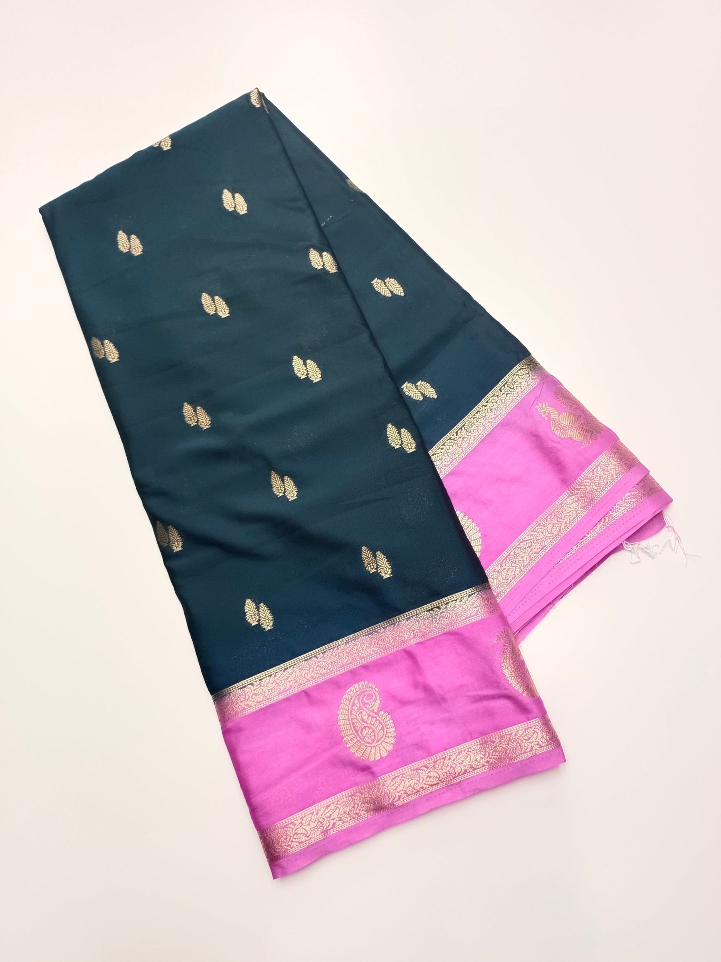 SEMI CREPE SILK SAREE - B S CHANNABASAPPA & SONS