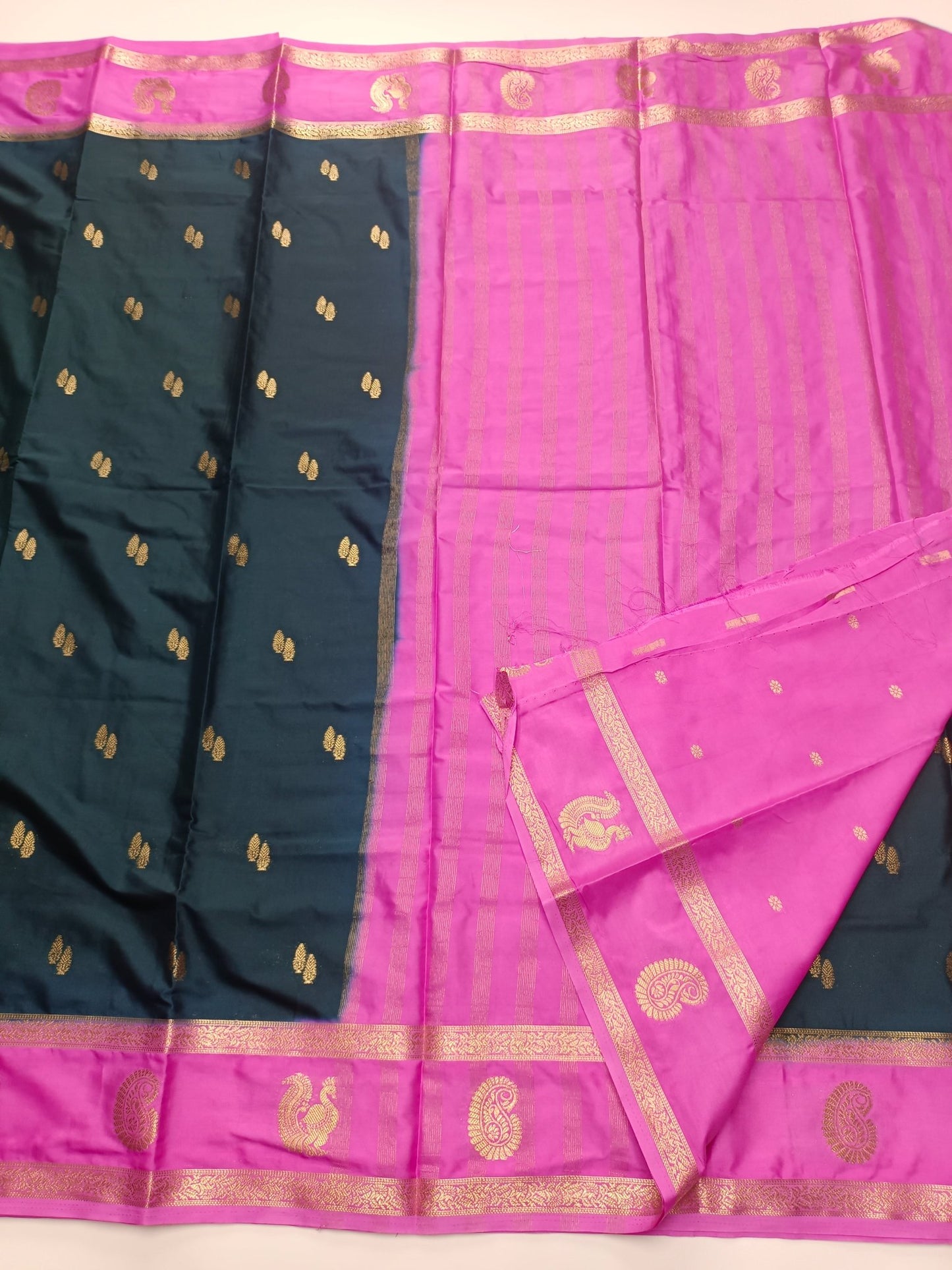 SEMI CREPE SILK SAREE - B S CHANNABASAPPA & SONS