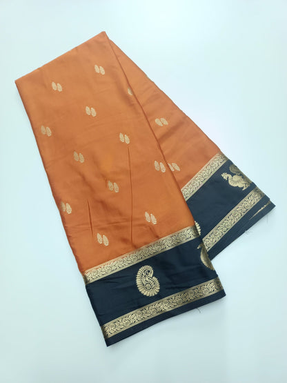 SEMI CREPE SILK SAREE - B S CHANNABASAPPA & SONS
