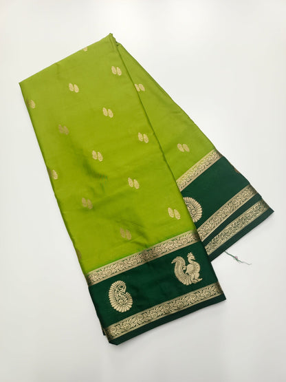 SEMI CREPE SILK SAREE - B S CHANNABASAPPA & SONS