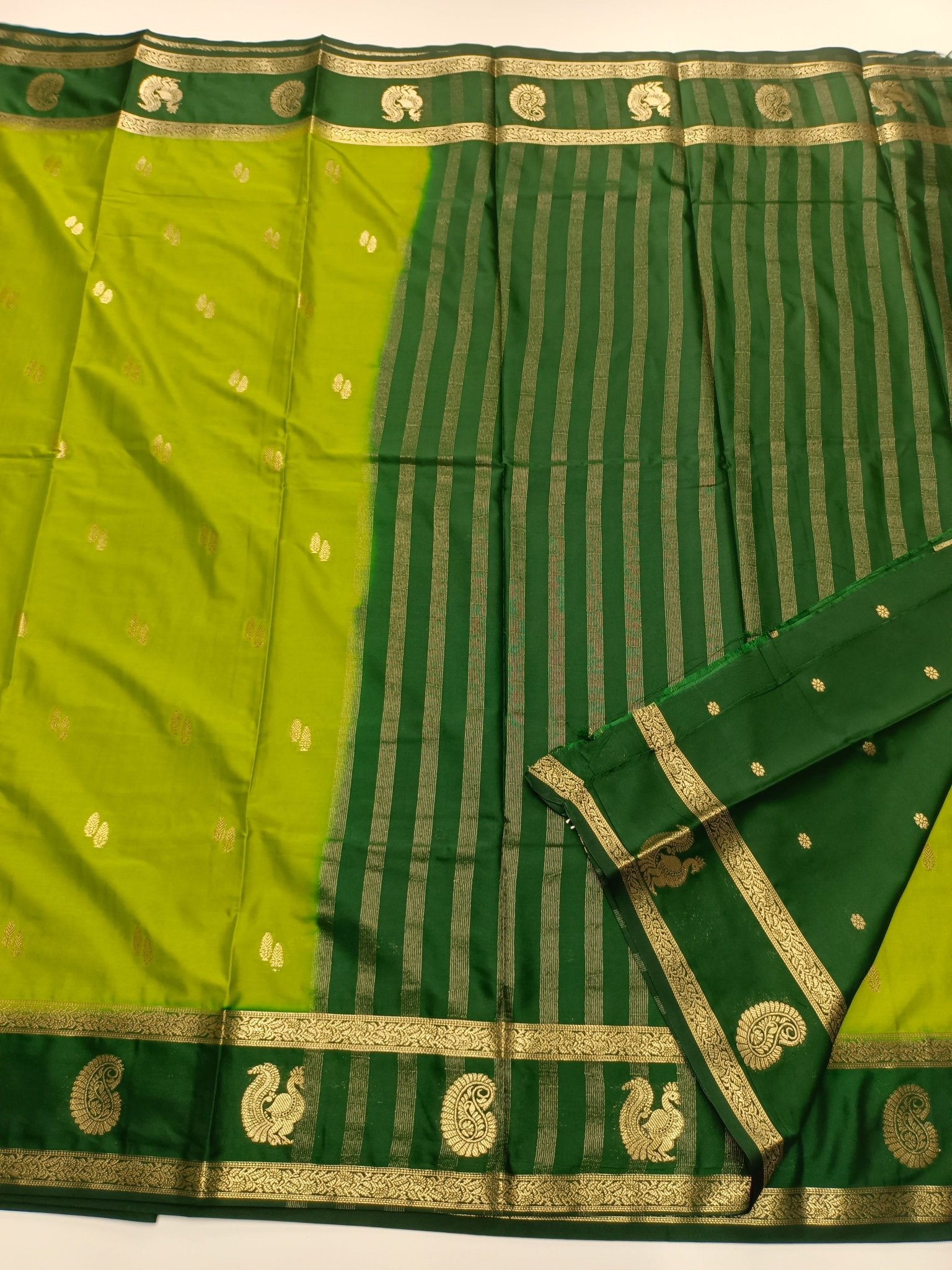 SEMI CREPE SILK SAREE - B S CHANNABASAPPA & SONS