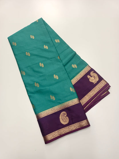 SEMI CREPE SILK SAREE - B S CHANNABASAPPA & SONS