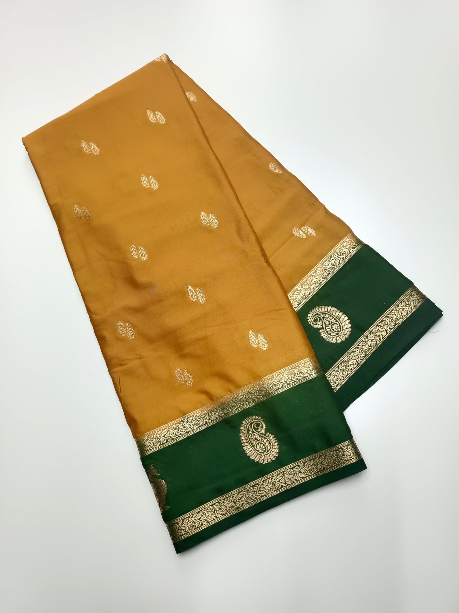 SEMI CREPE SILK SAREE - B S CHANNABASAPPA & SONS