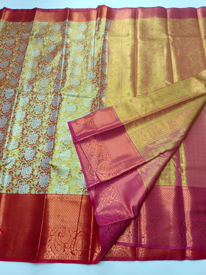 FANCY BROCADE SAREE - B S CHANNABASAPPA & SONS