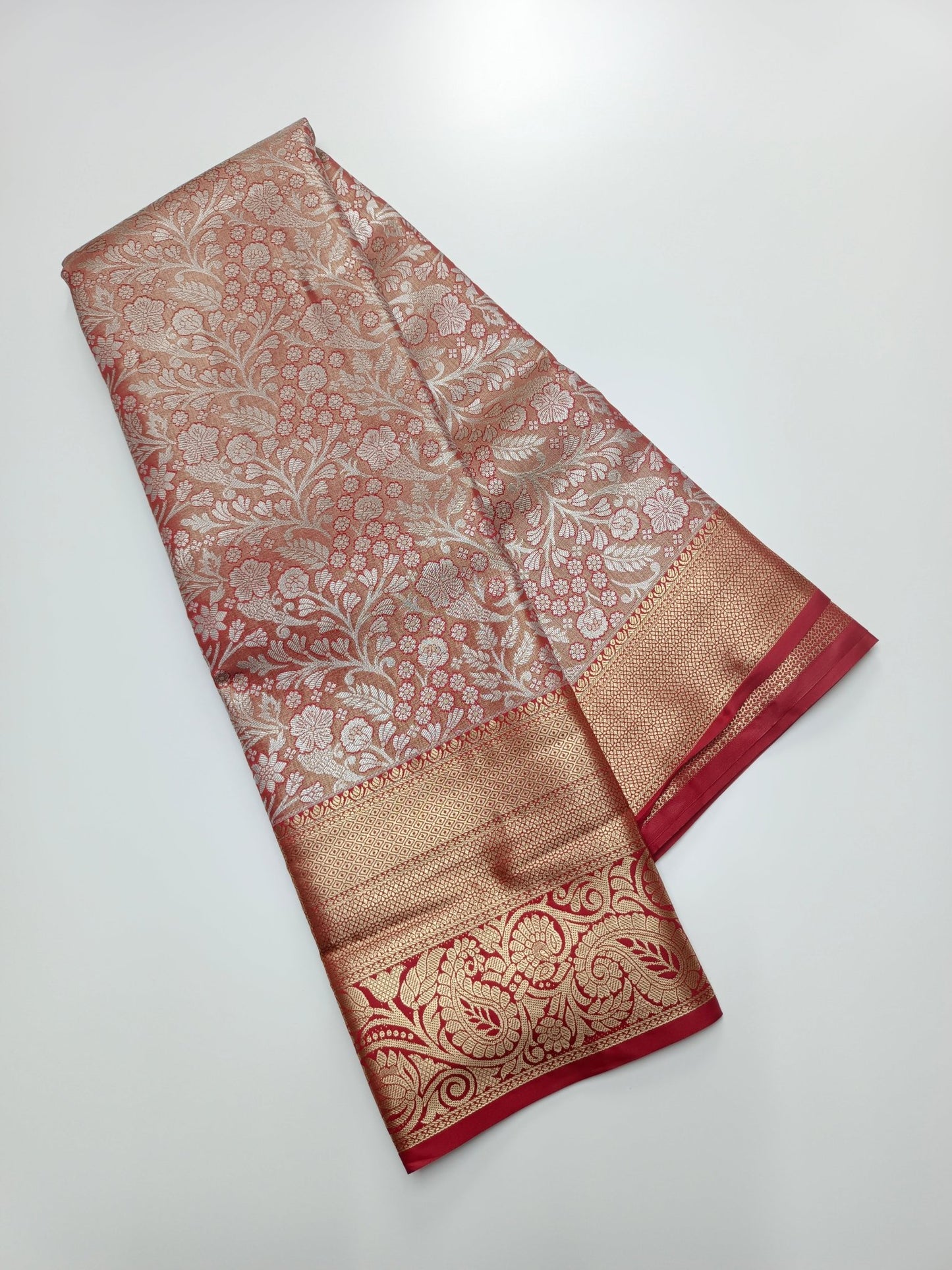 FANCY BROCADE SAREE - B S CHANNABASAPPA & SONS