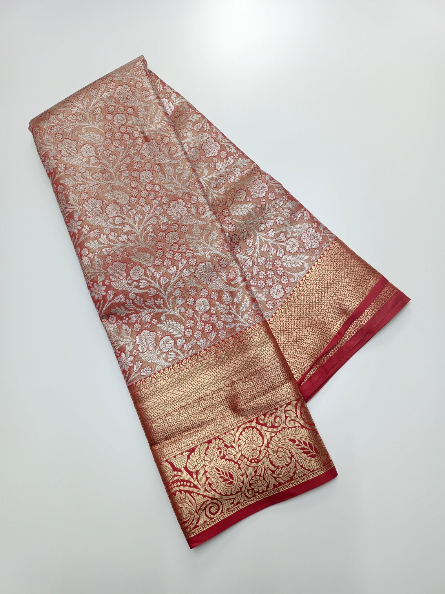 FANCY BROCADE SAREE - B S CHANNABASAPPA & SONS