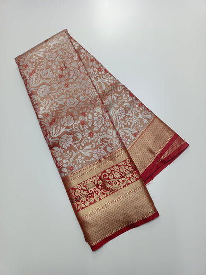FANCY BROCADE SAREE - B S CHANNABASAPPA & SONS