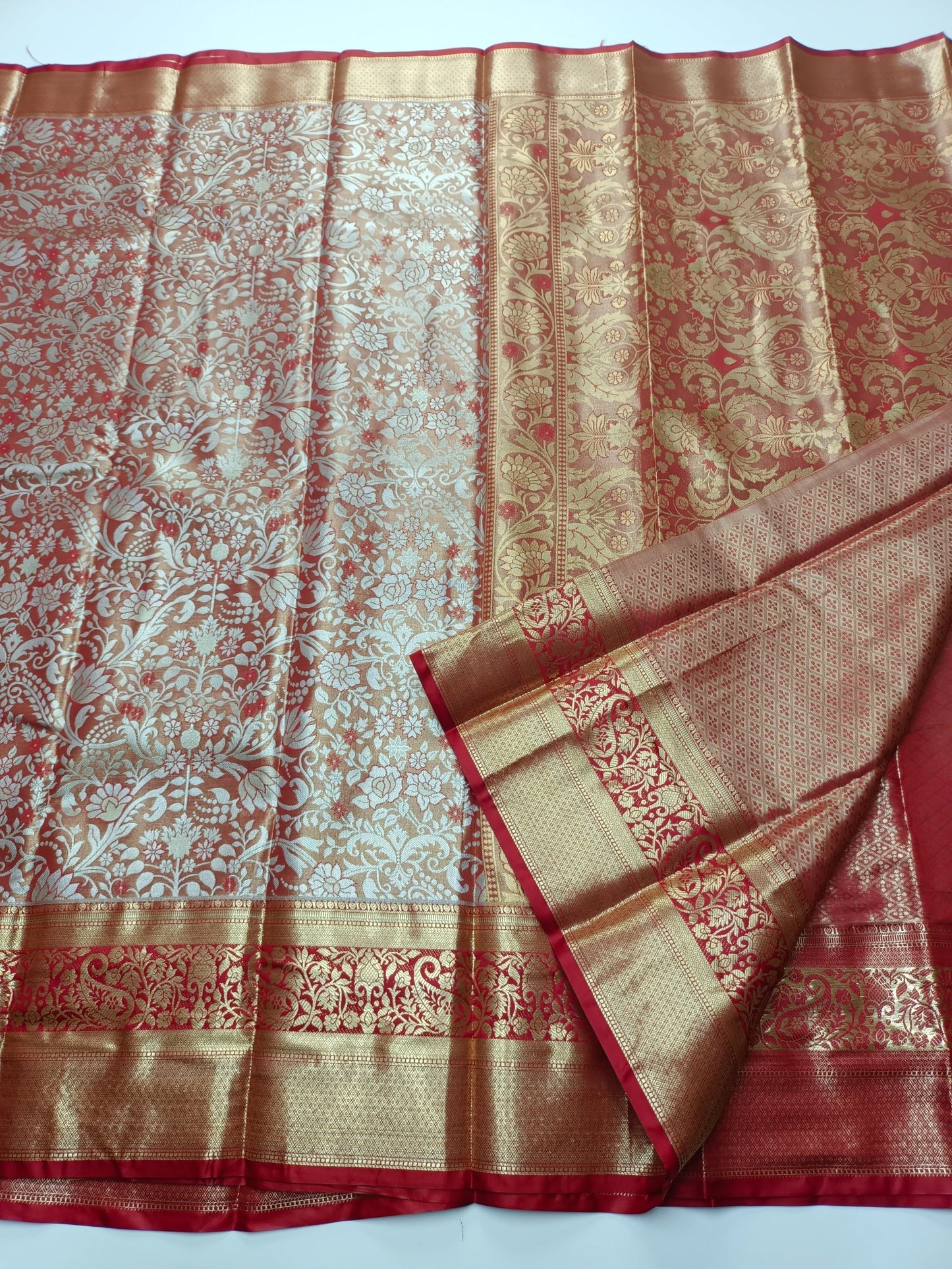 FANCY BROCADE SAREE - B S CHANNABASAPPA & SONS