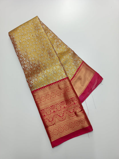 FANCY BROCADE SAREE - B S CHANNABASAPPA & SONS