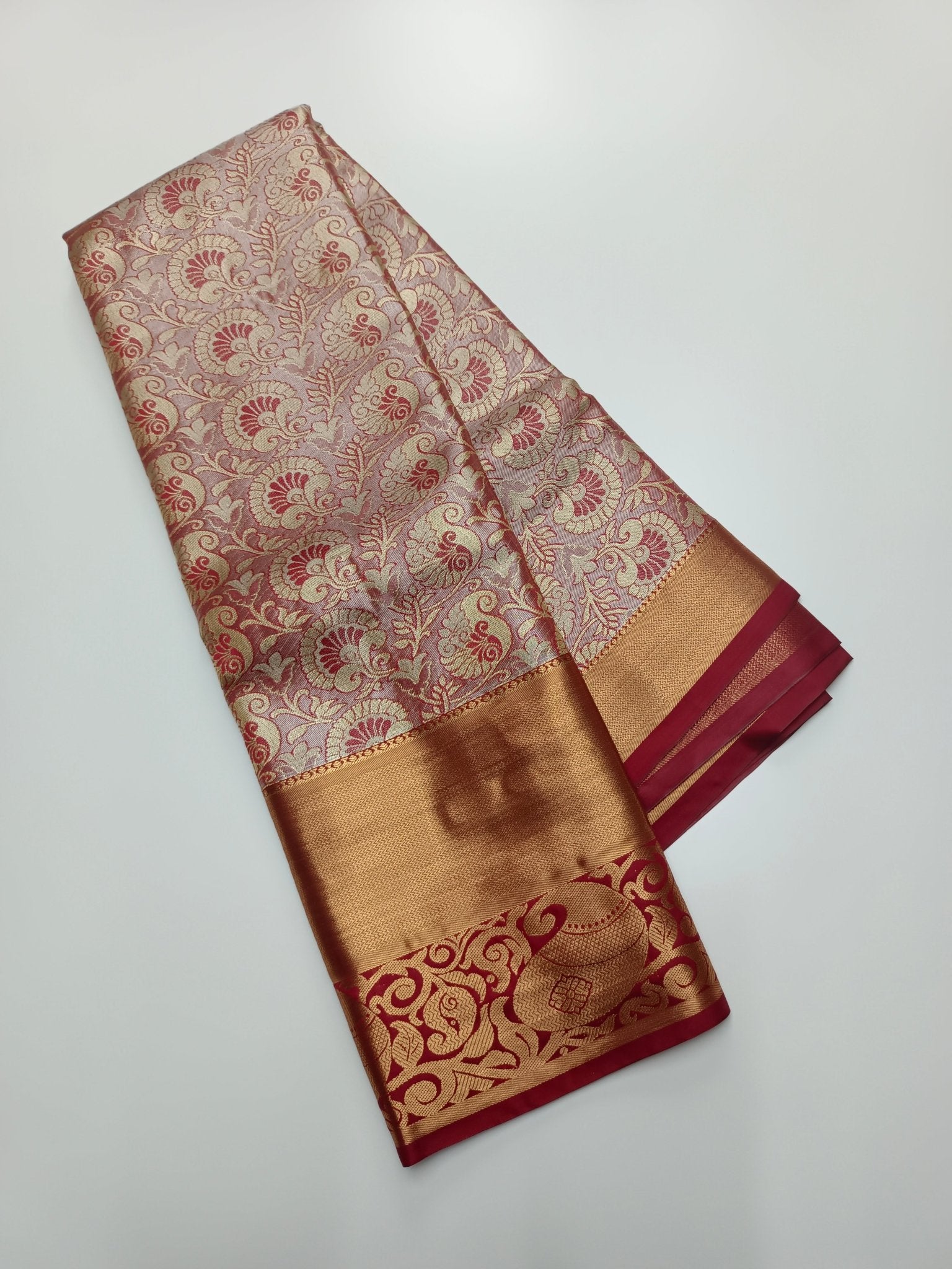 FANCY BROCADE SAREE - B S CHANNABASAPPA & SONS