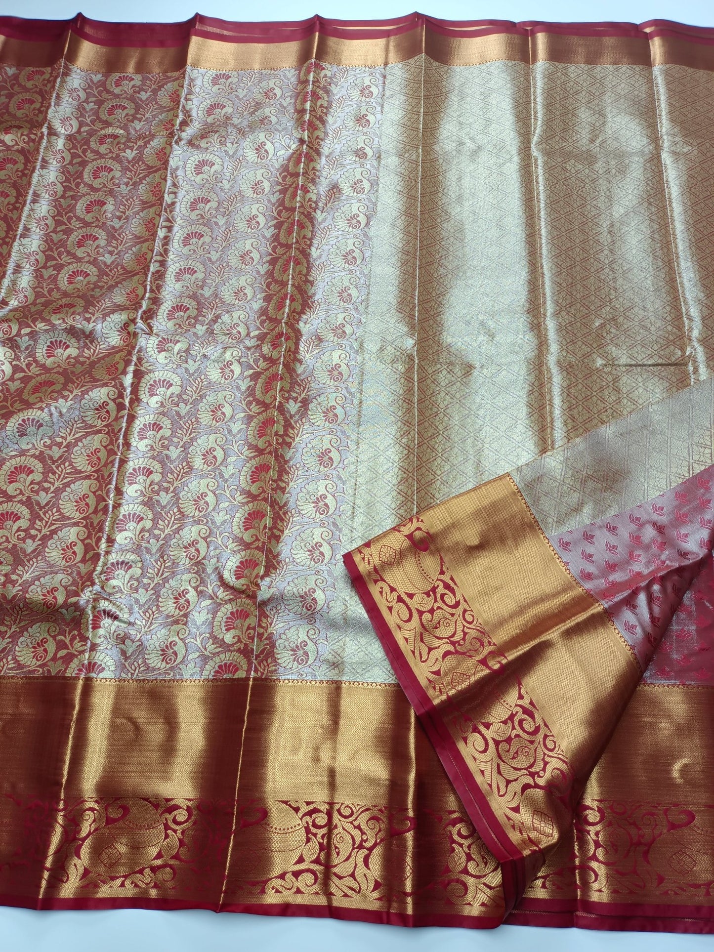 FANCY BROCADE SAREE - B S CHANNABASAPPA & SONS