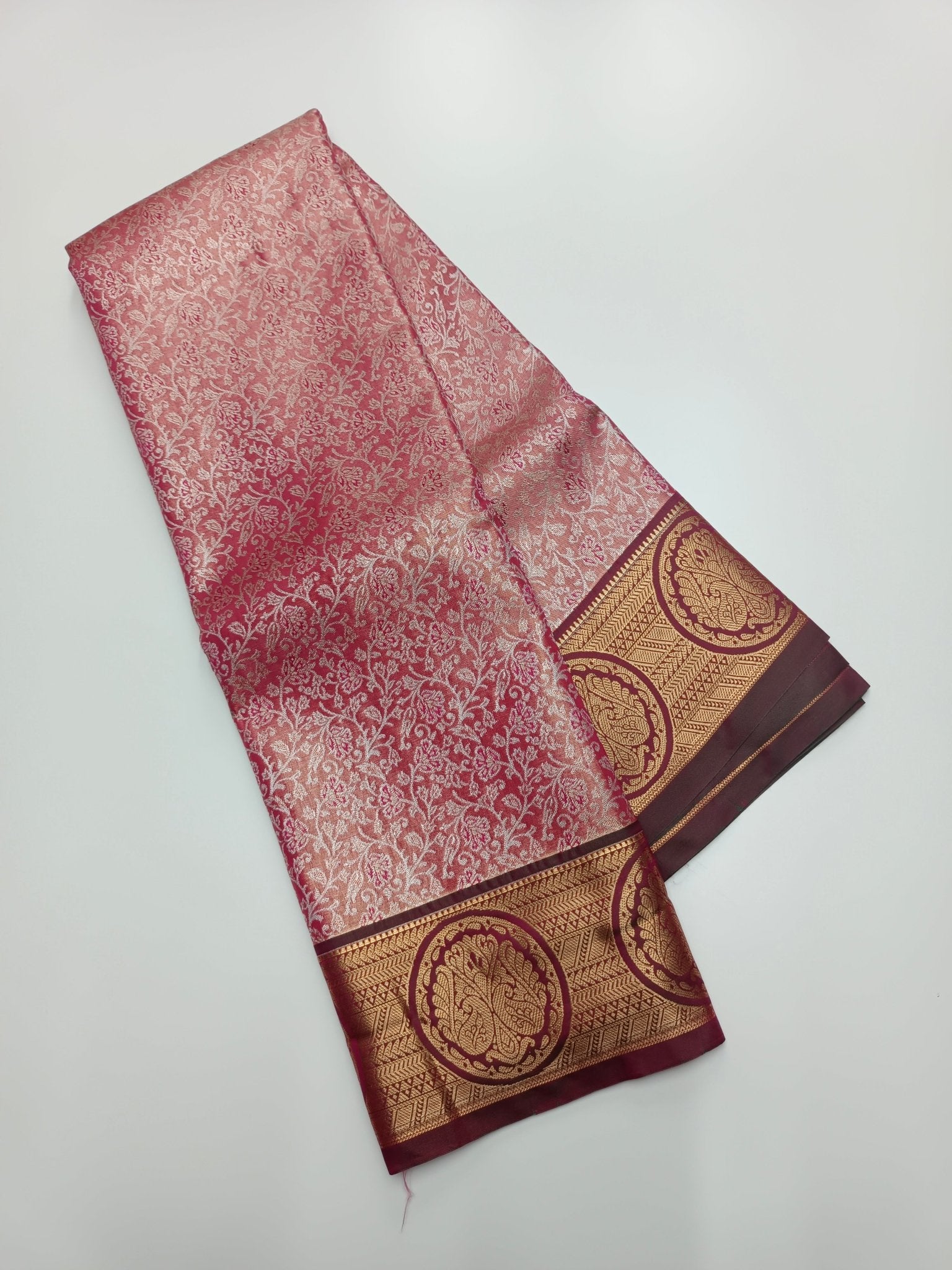 FANCY BROCADE SAREE - B S CHANNABASAPPA & SONS