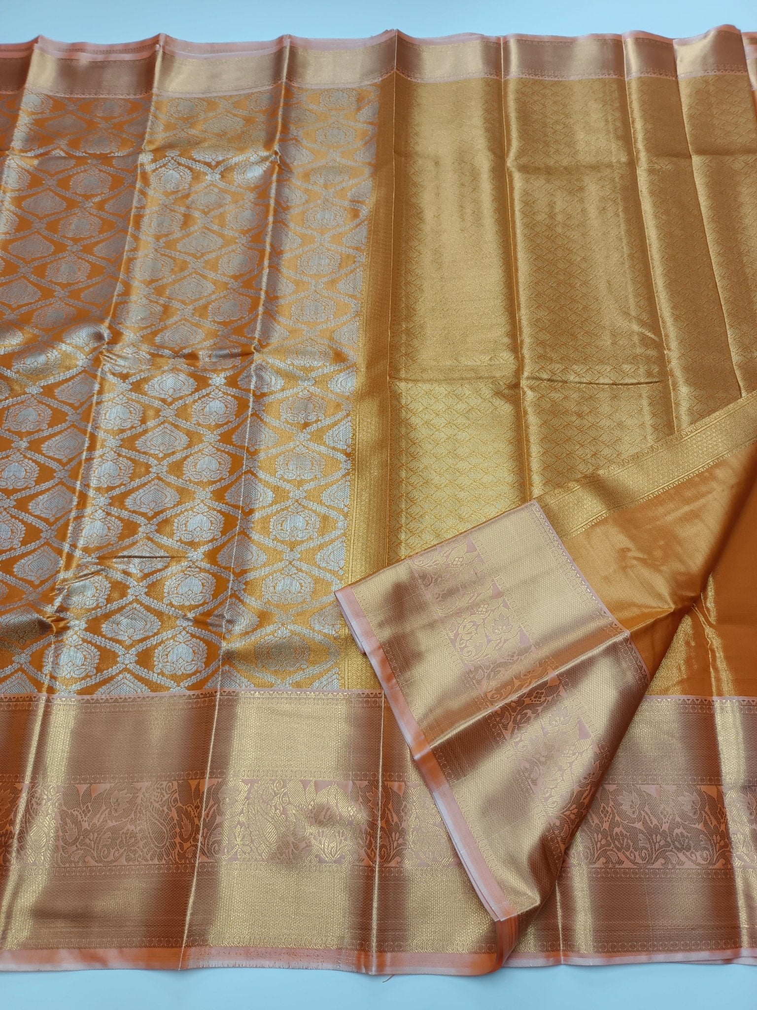 FANCY BROCADE SAREE - B S CHANNABASAPPA & SONS