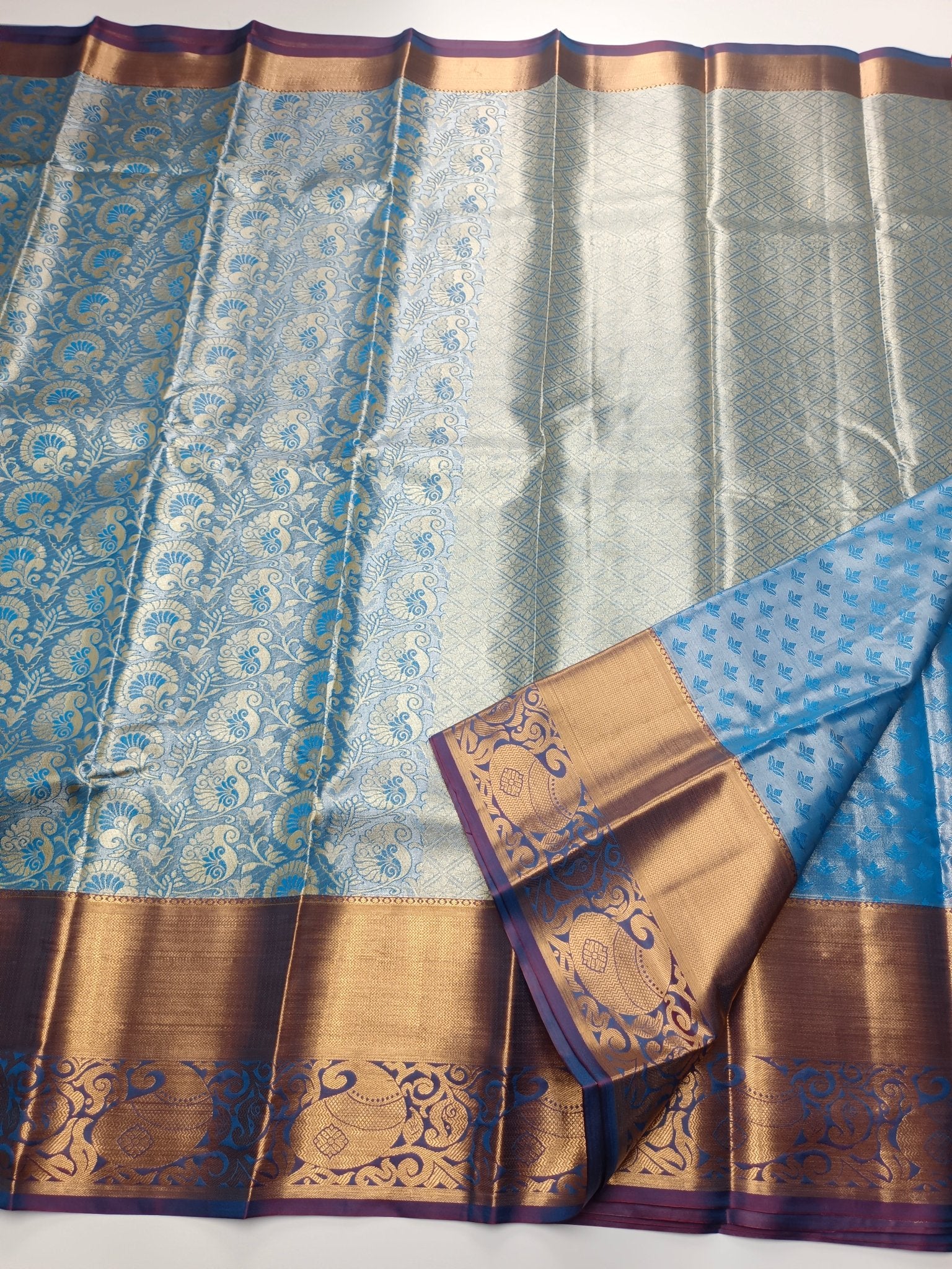 FANCY BROCADE SAREE - B S CHANNABASAPPA & SONS