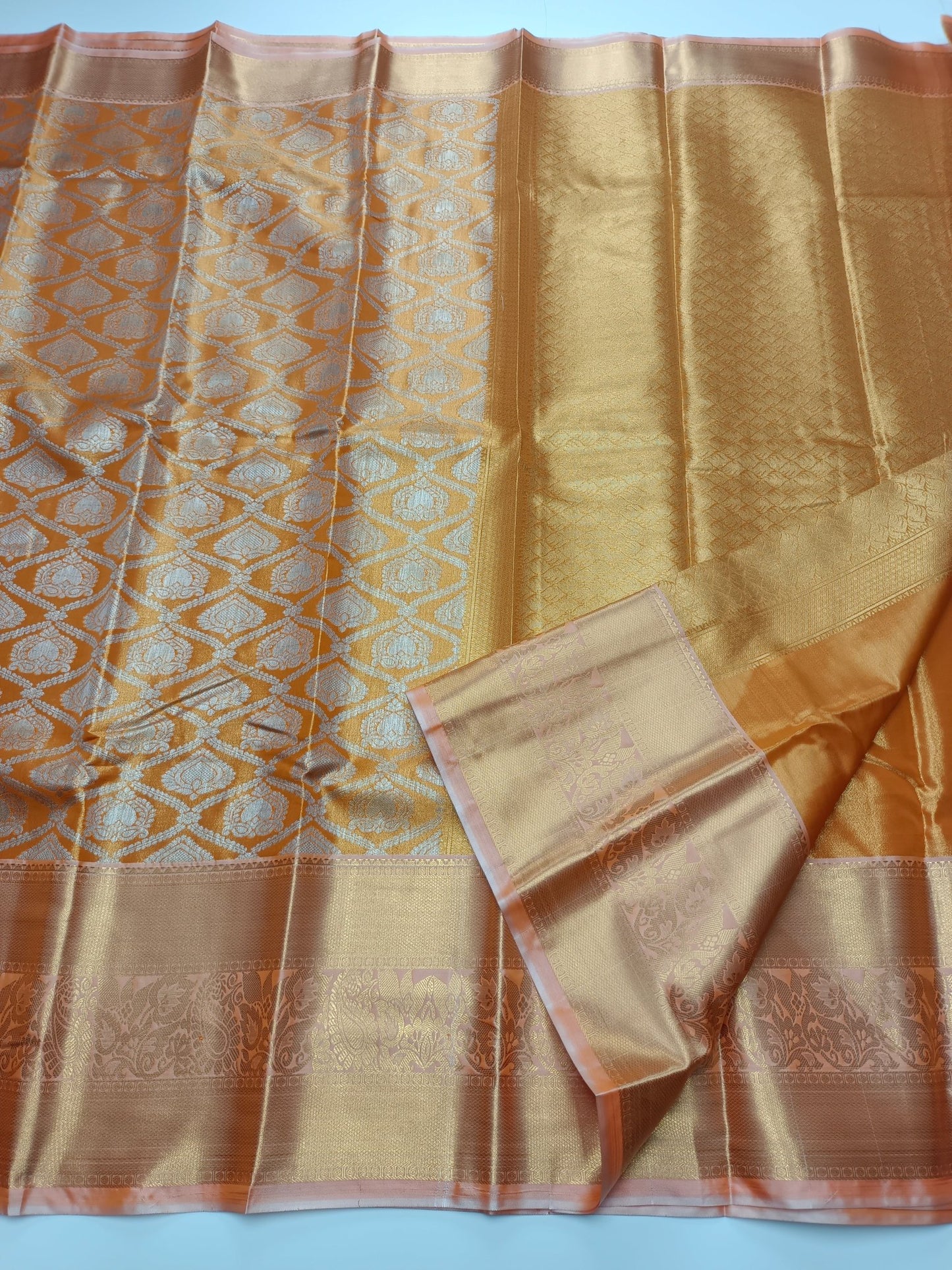 FANCY BROCADE SAREE - B S CHANNABASAPPA & SONS