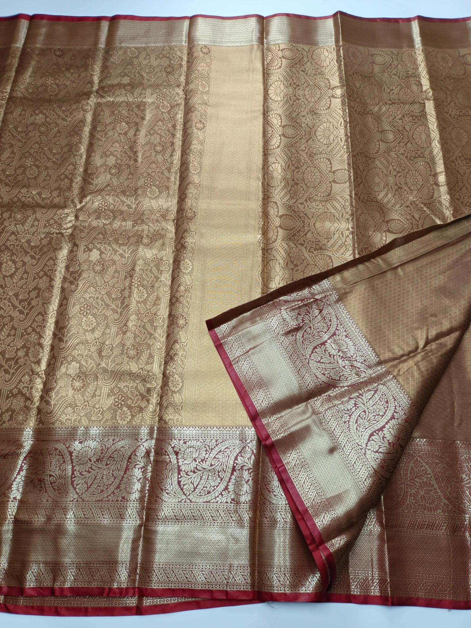 FANCY BROCADE SAREE - B S CHANNABASAPPA & SONS