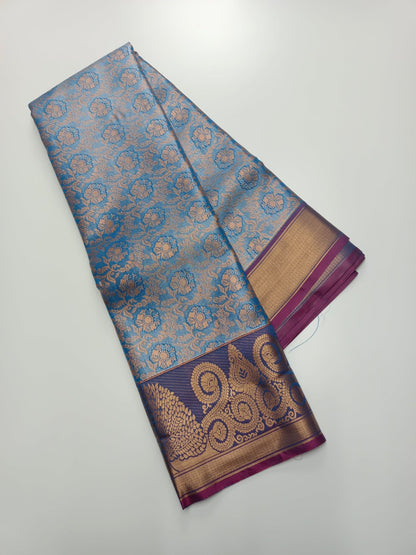 FANCY BROCADE SAREE - B S CHANNABASAPPA & SONS