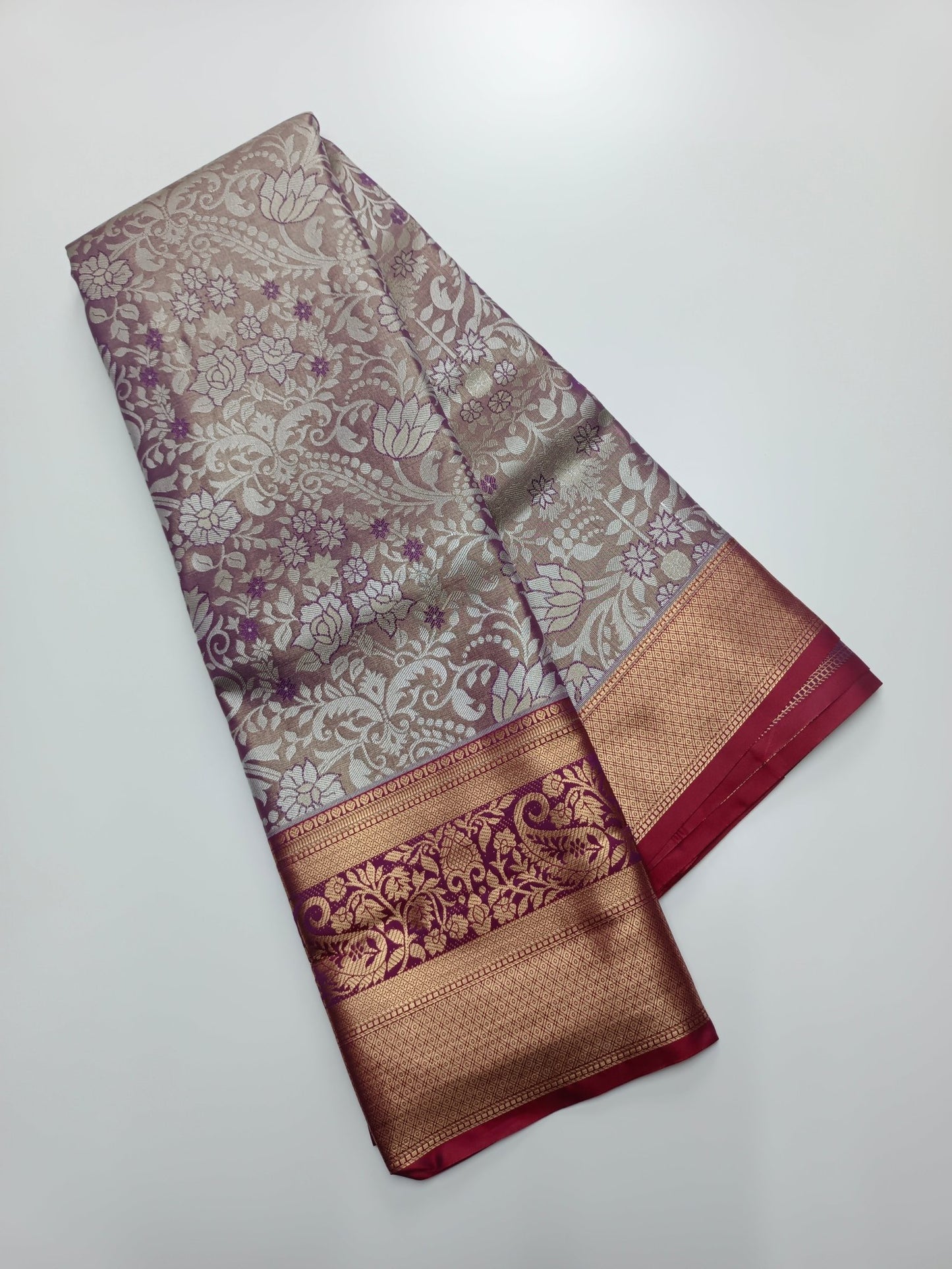 FANCY BROCADE SAREE - B S CHANNABASAPPA & SONS