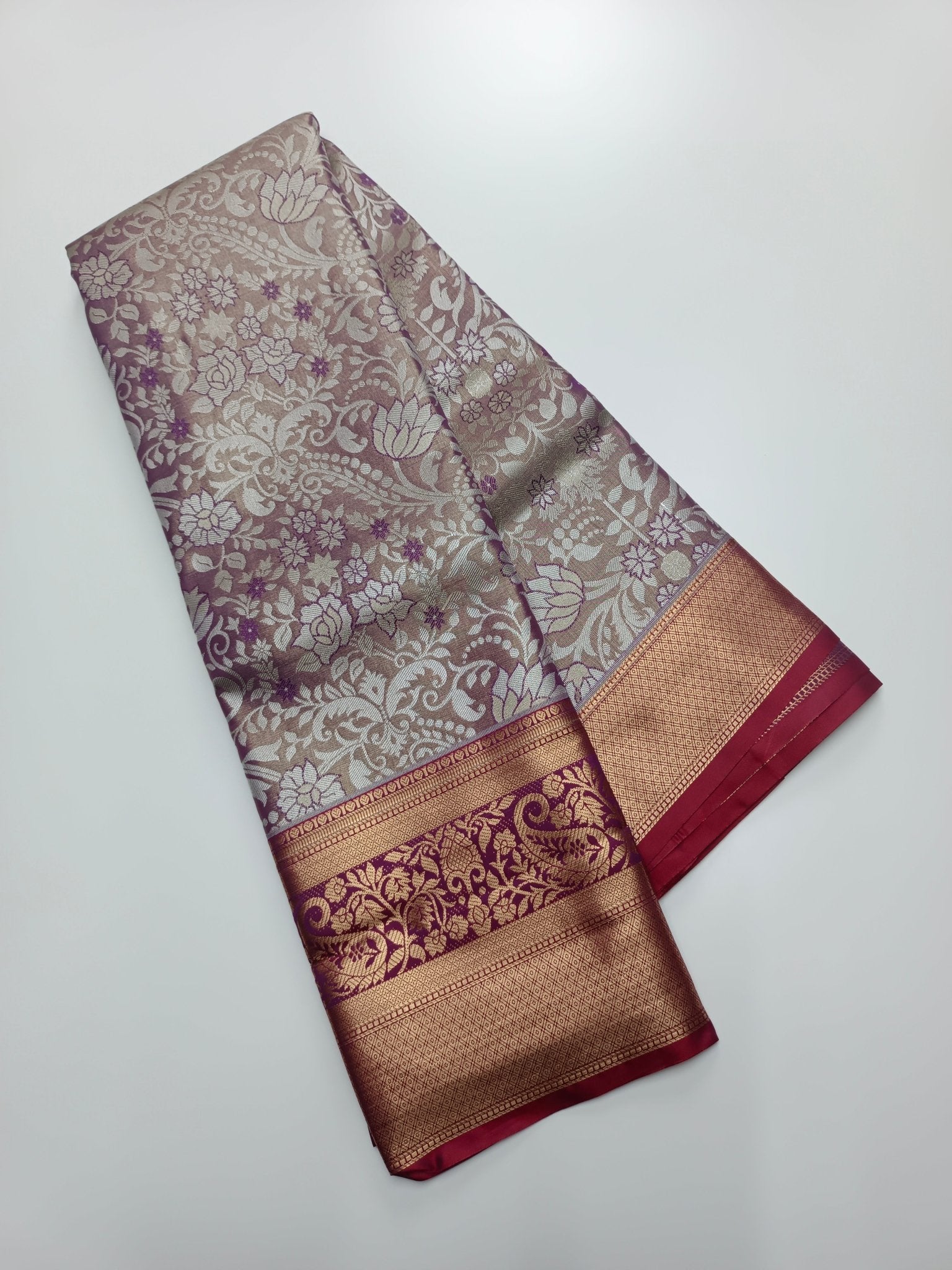 FANCY BROCADE SAREE - B S CHANNABASAPPA & SONS