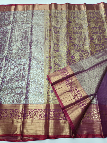 FANCY BROCADE SAREE - B S CHANNABASAPPA & SONS