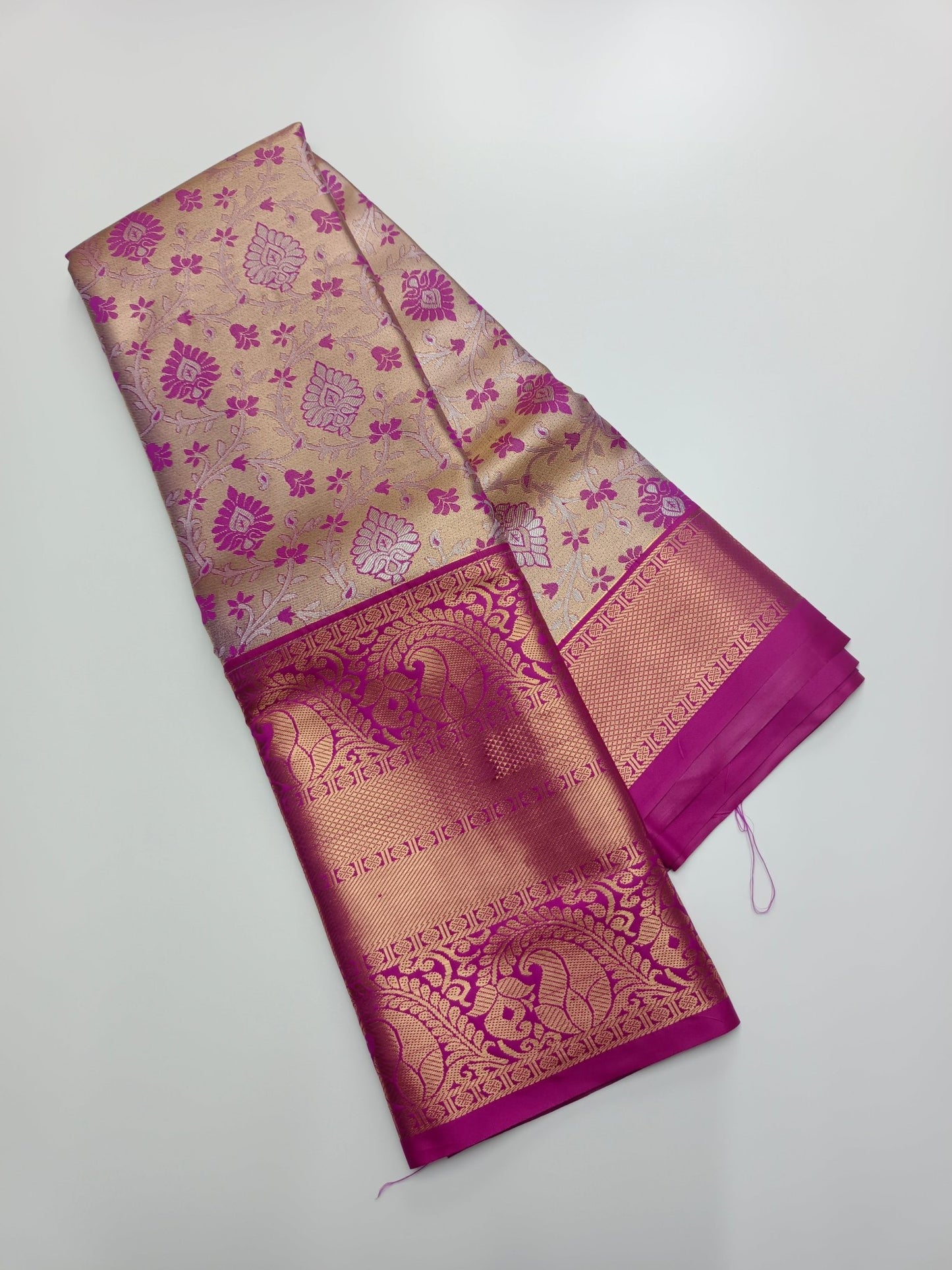 FANCY BROCADE SAREE - B S CHANNABASAPPA & SONS