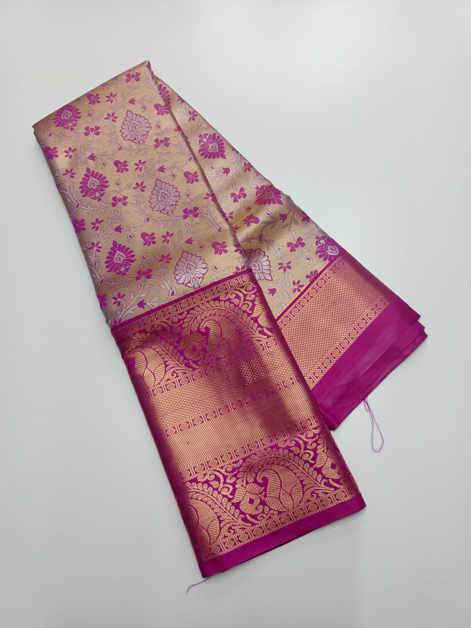 FANCY BROCADE SAREE - B S CHANNABASAPPA & SONS