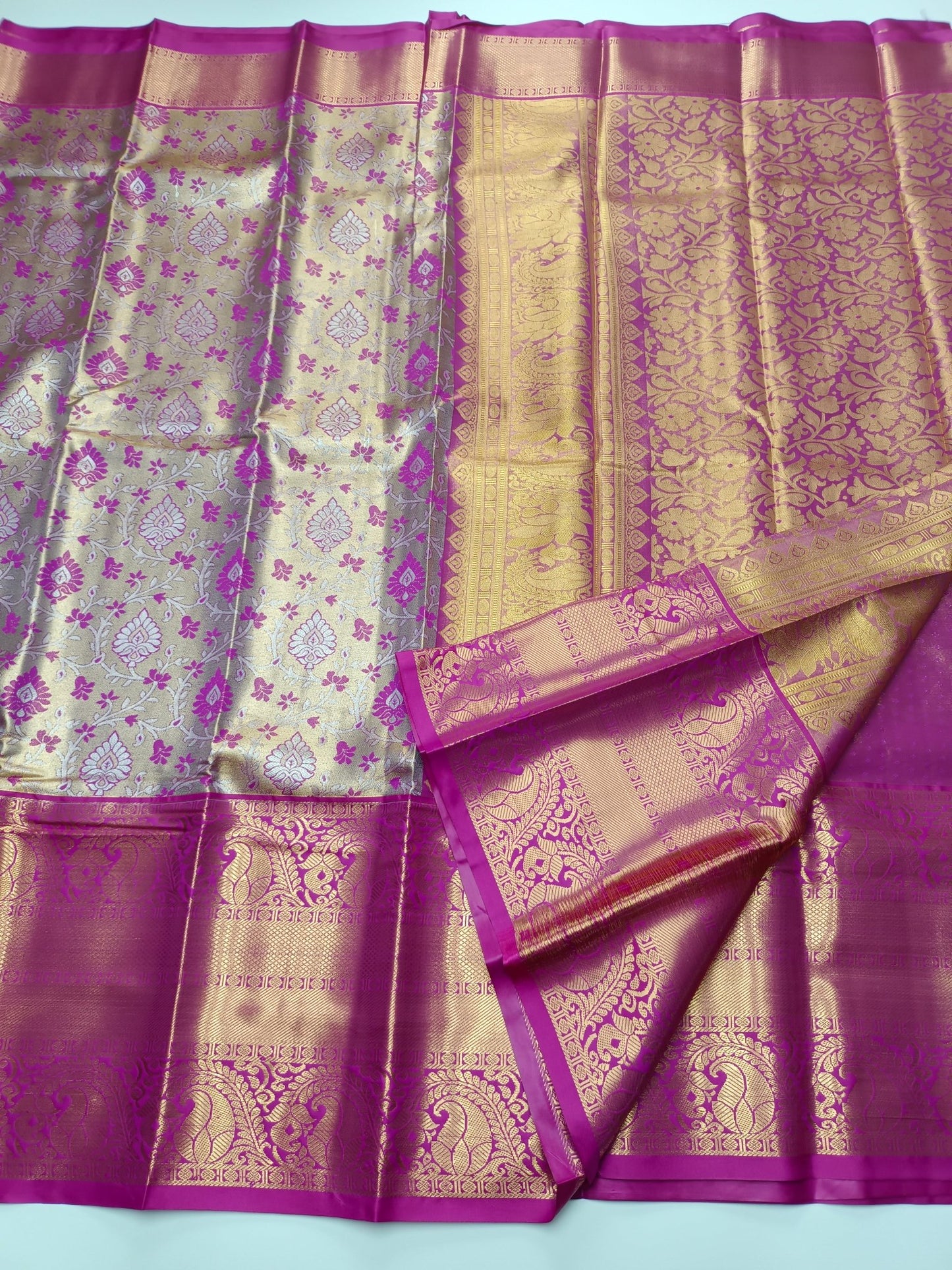 FANCY BROCADE SAREE - B S CHANNABASAPPA & SONS