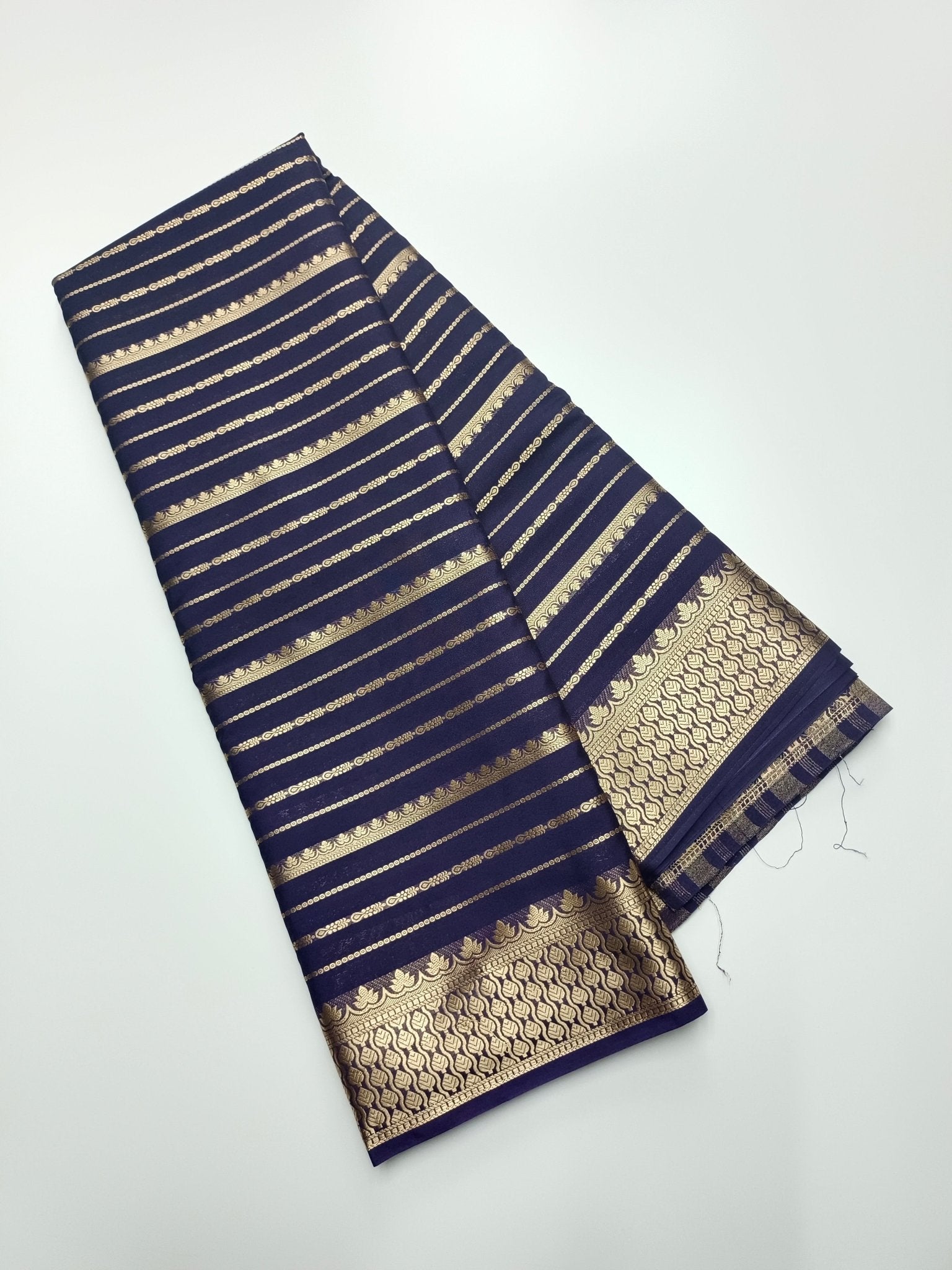 SEMI CREPE SILK SAREE - B S CHANNABASAPPA & SONS