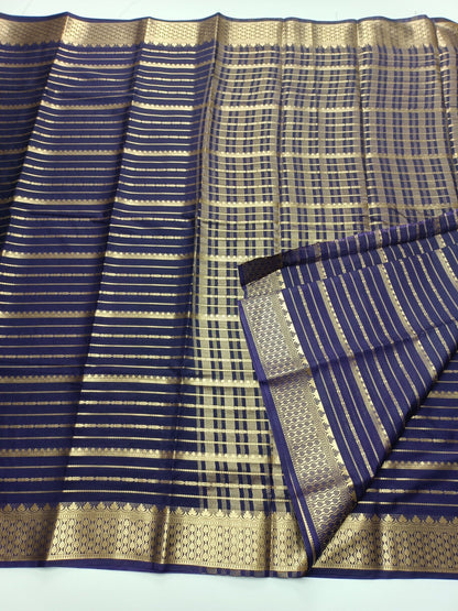 SEMI CREPE SILK SAREE - B S CHANNABASAPPA & SONS