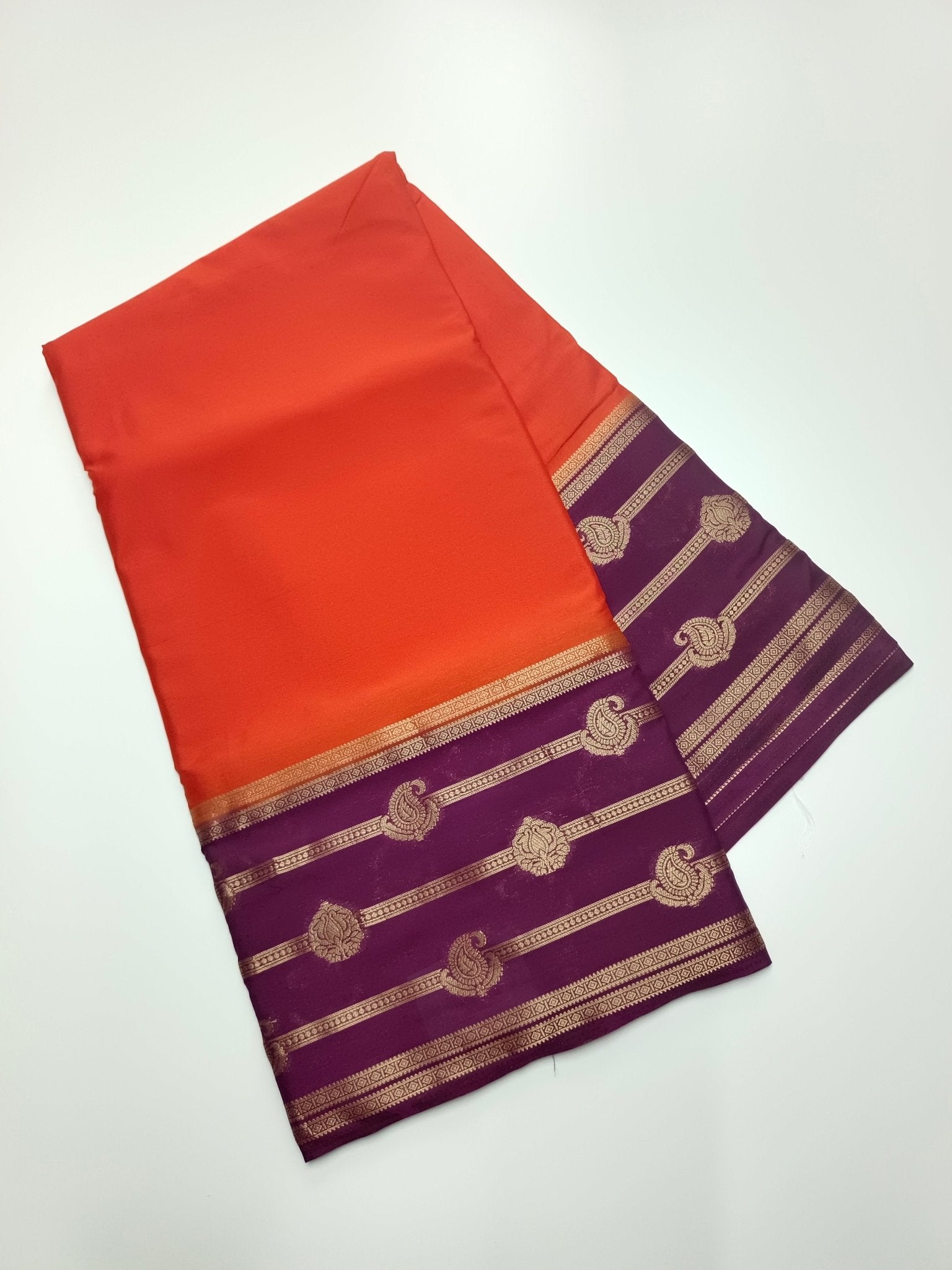 SEMI CREPE SILK SAREE - B S CHANNABASAPPA & SONS
