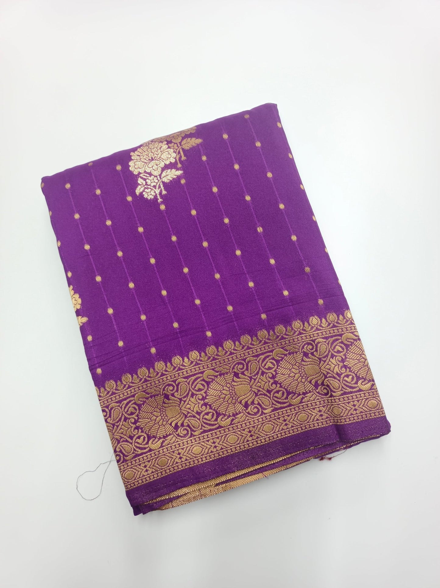 SEMI CREPE SILK SAREE - B S CHANNABASAPPA & SONS
