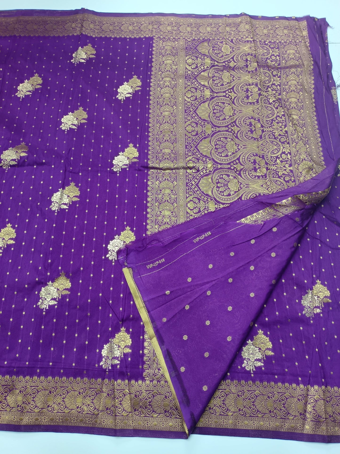 SEMI CREPE SILK SAREE - B S CHANNABASAPPA & SONS