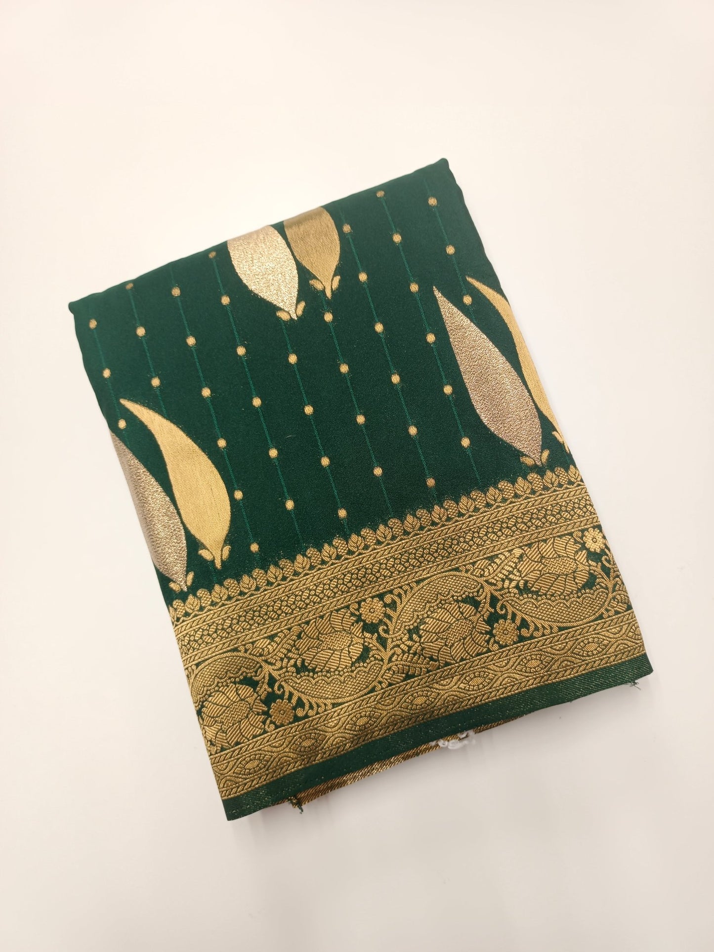 SEMI CREPE SILK SAREE - B S CHANNABASAPPA & SONS