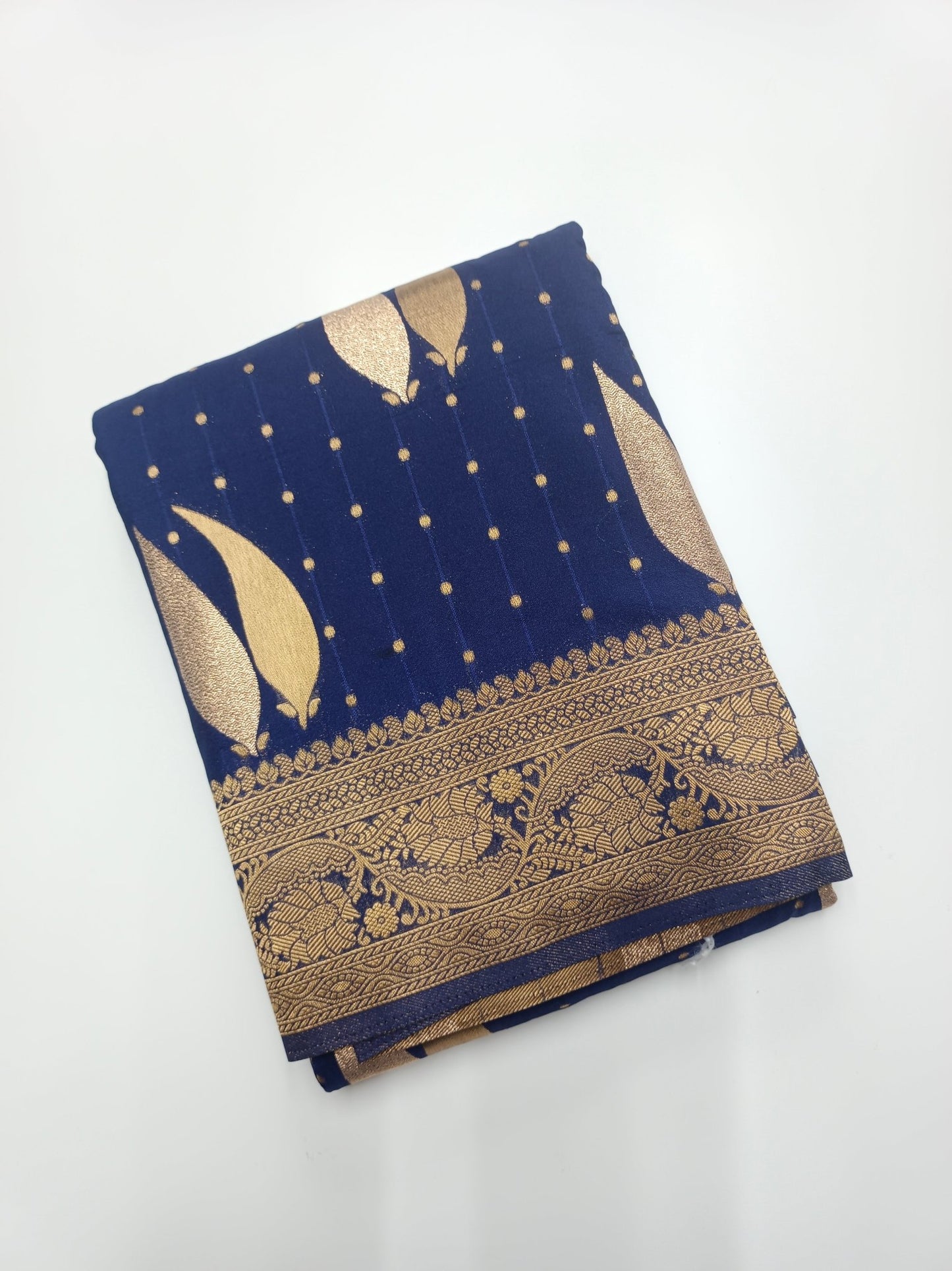 SEMI CREPE SILK SAREE - B S CHANNABASAPPA & SONS