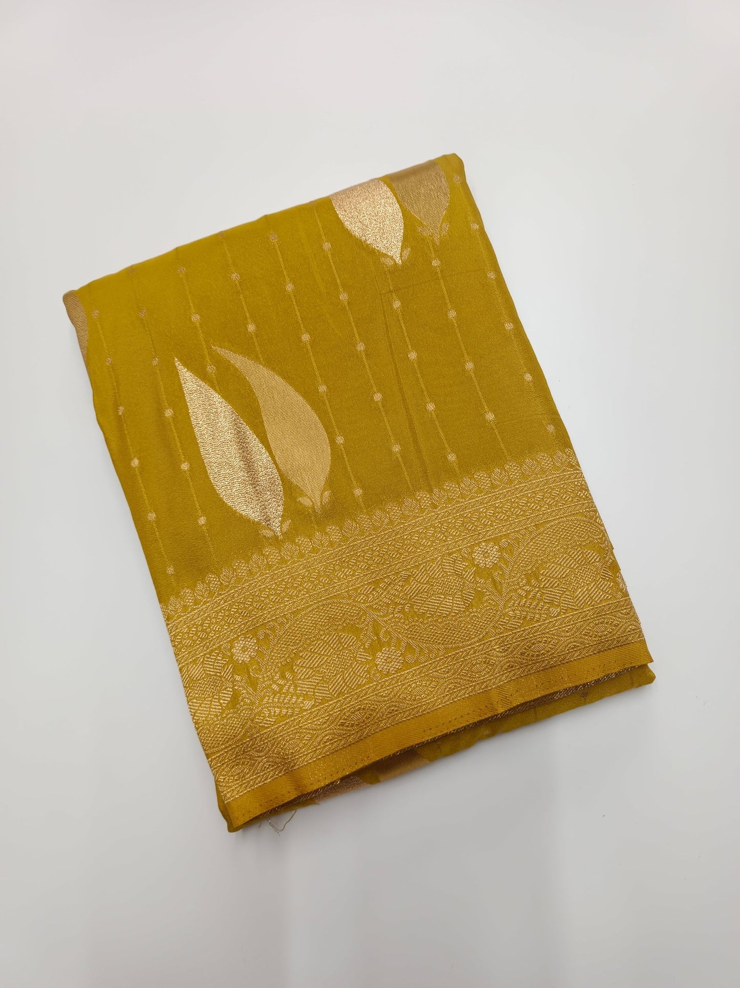 SEMI CREPE SILK SAREE - B S CHANNABASAPPA & SONS