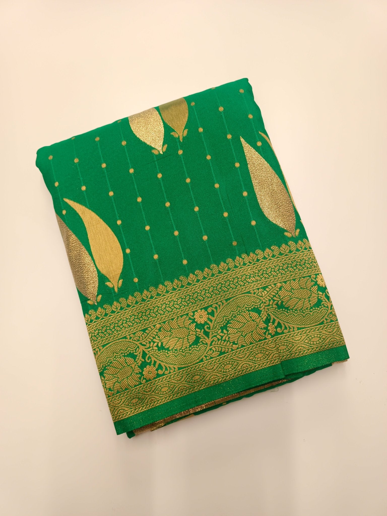 SEMI CREPE SILK SAREE - B S CHANNABASAPPA & SONS