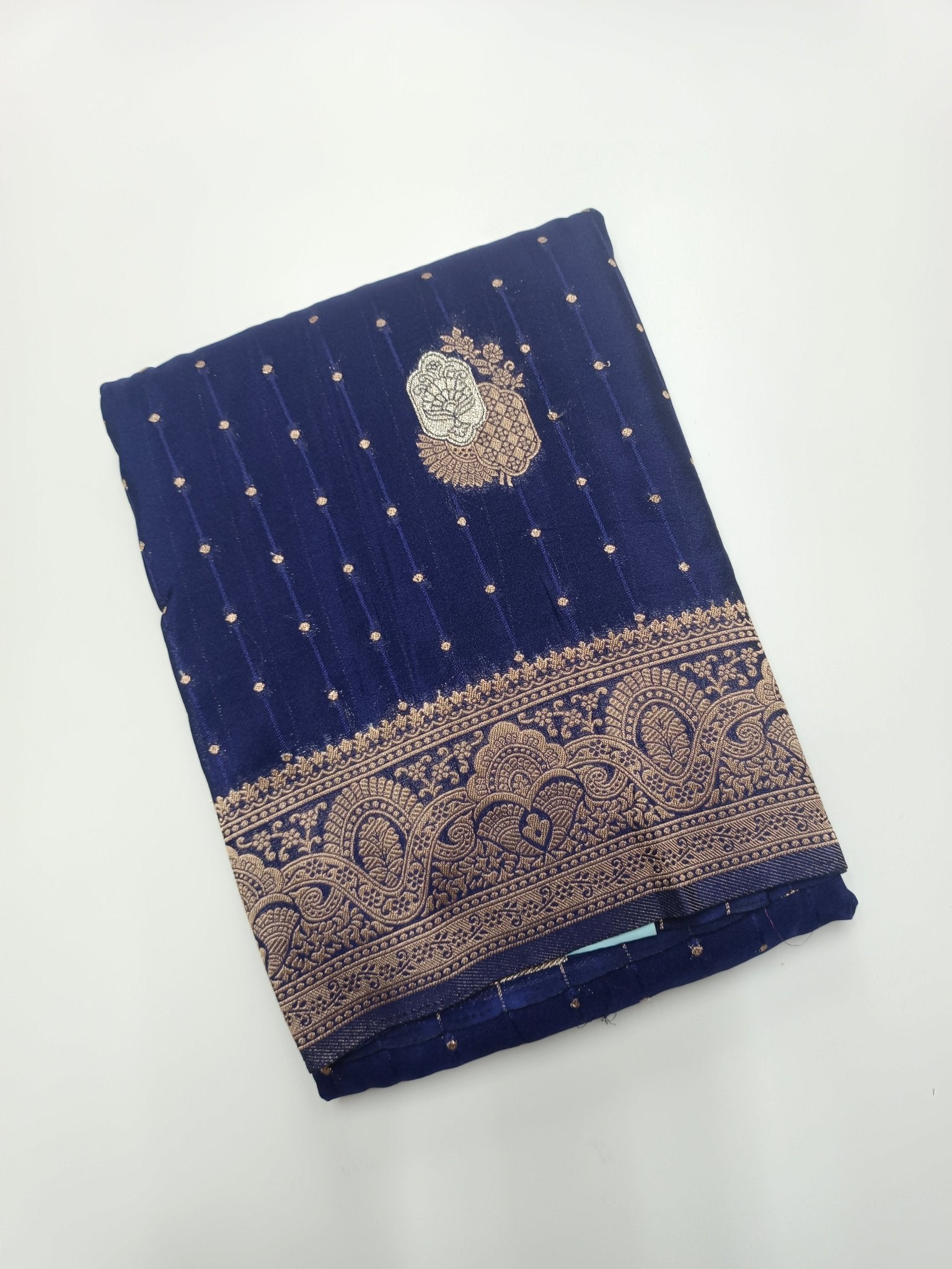 SEMI CREPE SILK SAREE - B S CHANNABASAPPA & SONS
