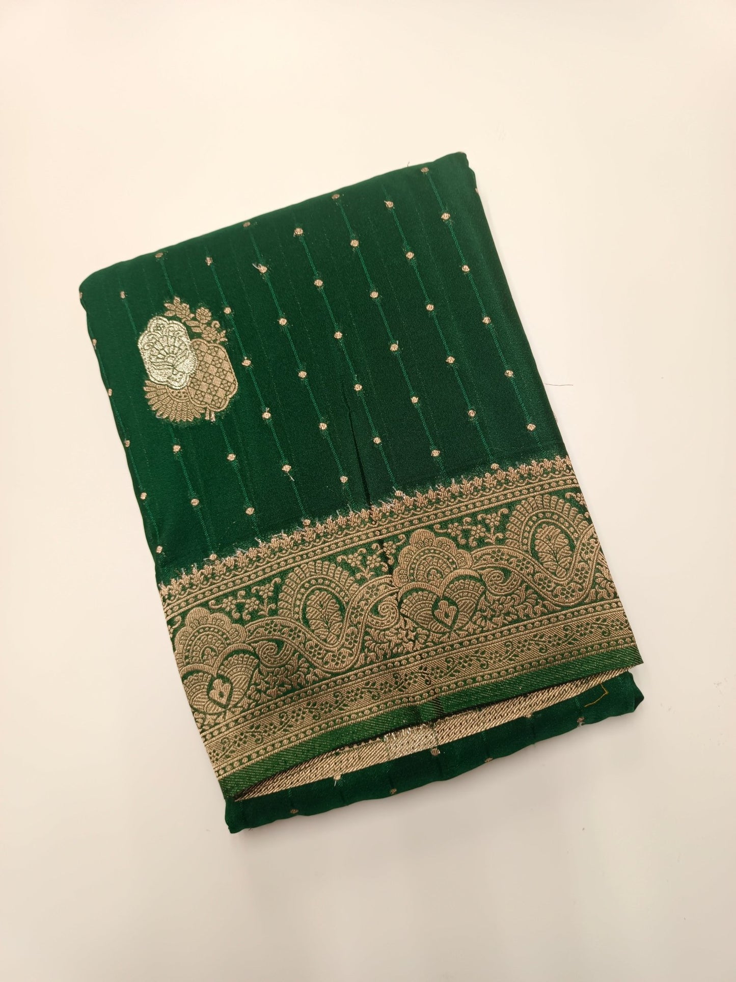 SEMI CREPE SILK SAREE - B S CHANNABASAPPA & SONS