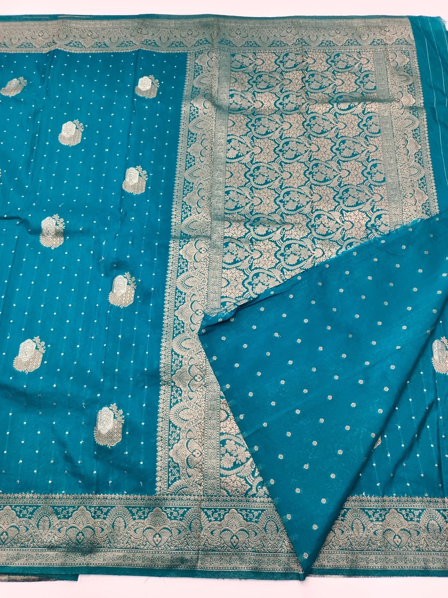 SEMI CREPE SILK SAREE - B S CHANNABASAPPA & SONS