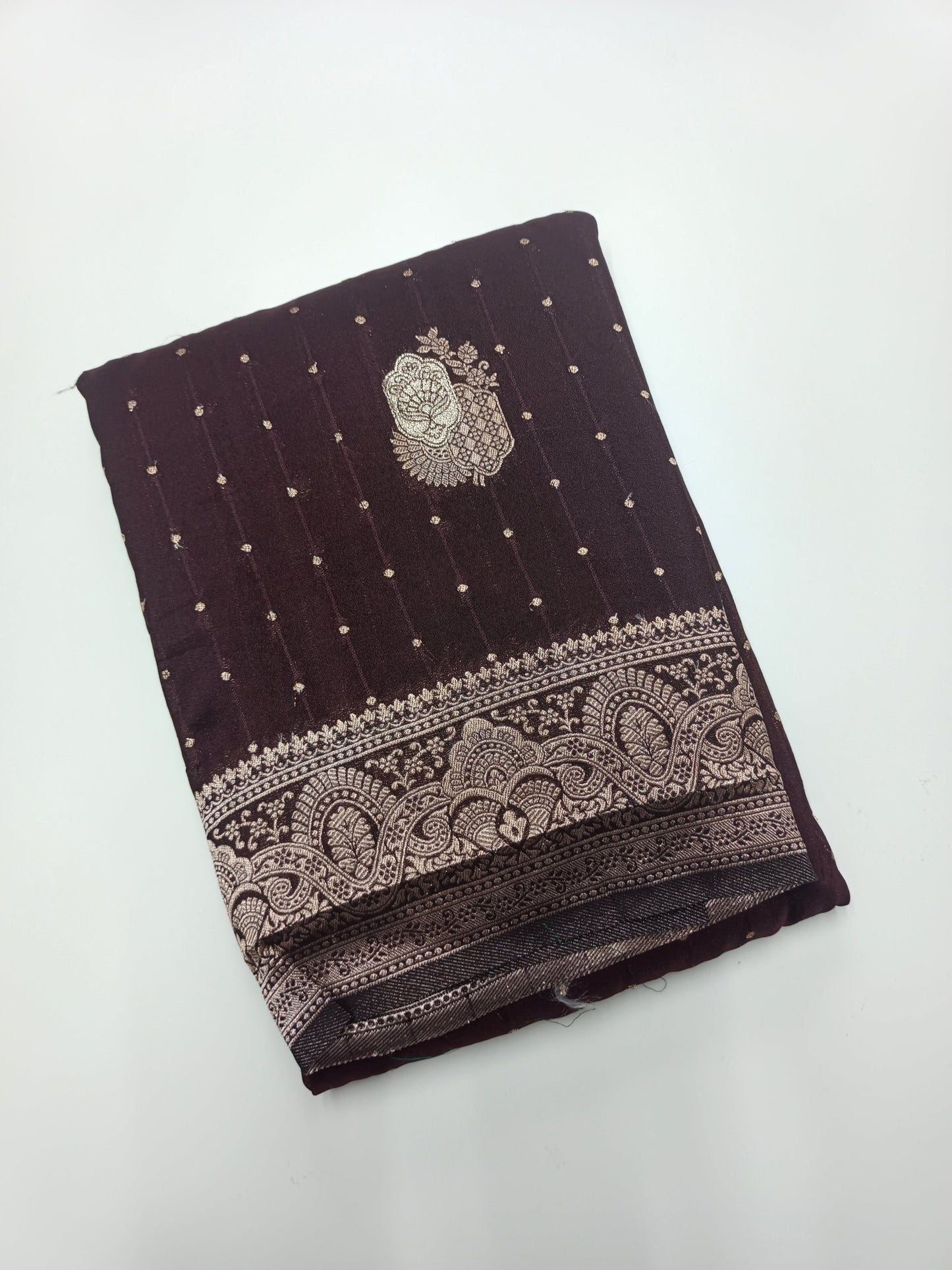 SEMI CREPE SILK SAREE - B S CHANNABASAPPA & SONS