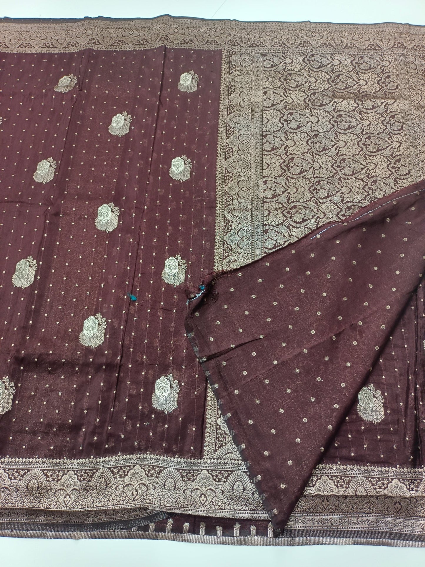 SEMI CREPE SILK SAREE - B S CHANNABASAPPA & SONS