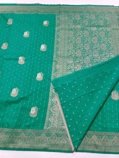 SEMI CREPE SILK SAREE - B S CHANNABASAPPA & SONS