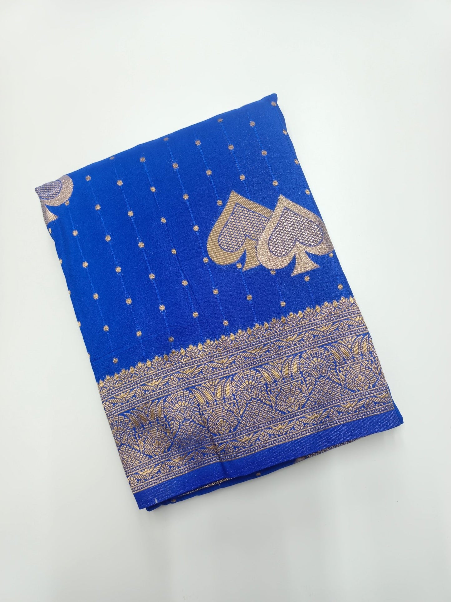 SEMI CREPE SILK SAREE - B S CHANNABASAPPA & SONS