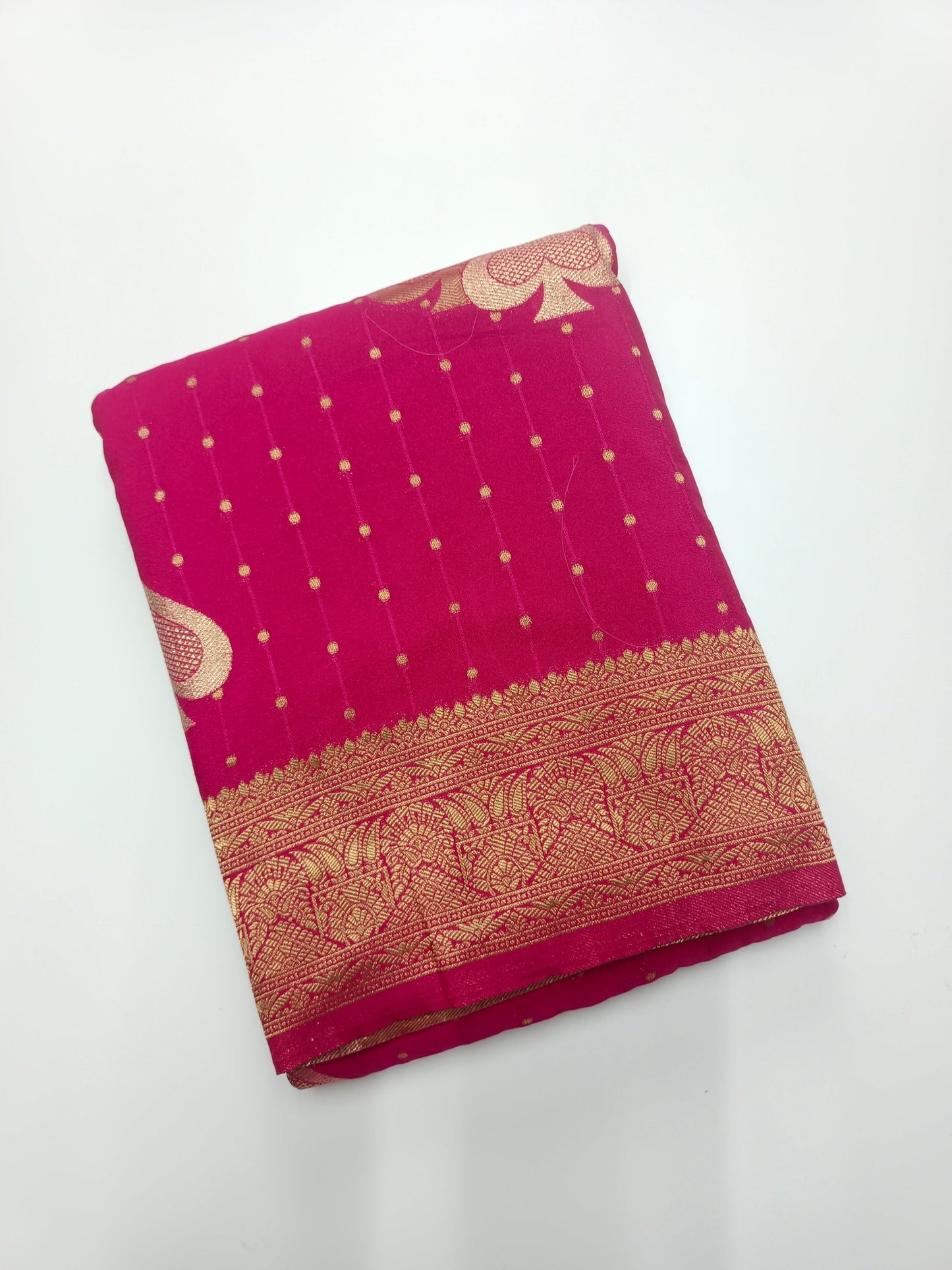 SEMI CREPE SILK SAREE - B S CHANNABASAPPA & SONS