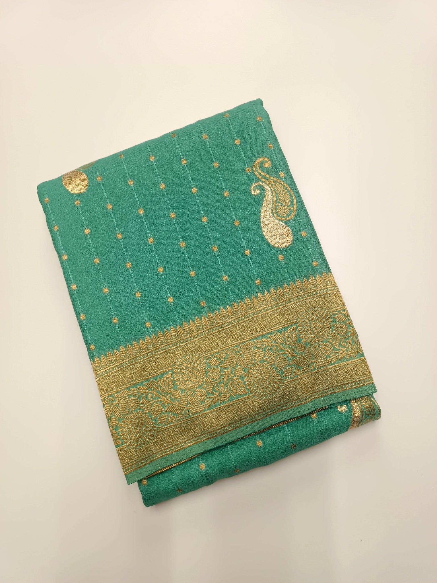 SEMI CREPE SILK SAREE - B S CHANNABASAPPA & SONS