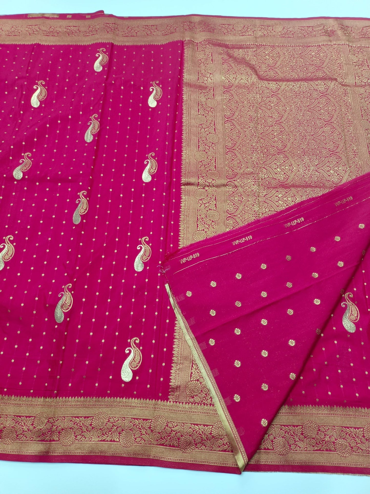 SEMI CREPE SILK SAREE - B S CHANNABASAPPA & SONS