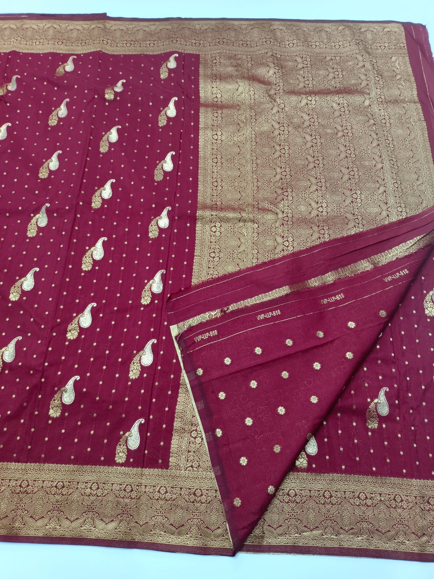 SEMI CREPE SILK SAREE - B S CHANNABASAPPA & SONS