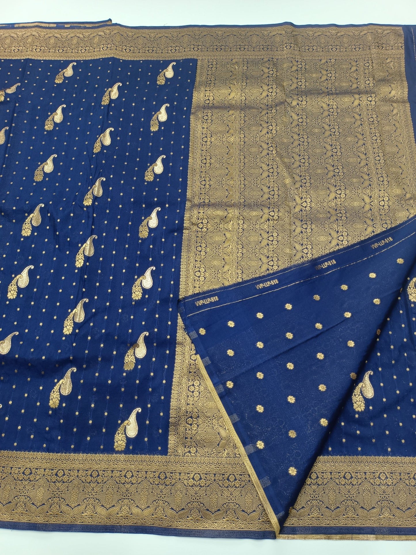 SEMI CREPE SILK SAREE - B S CHANNABASAPPA & SONS