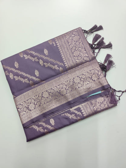 FANCY SOFT SILK SAREE - B S CHANNABASAPPA & SONS