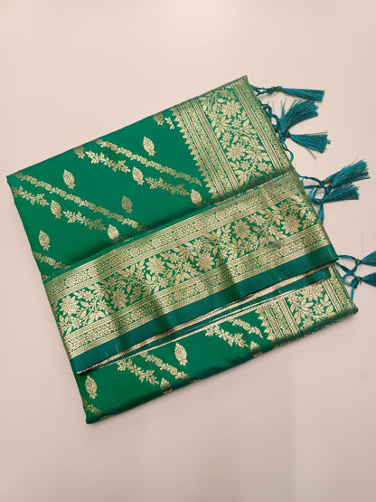 FANCY SOFT SILK SAREE - B S CHANNABASAPPA & SONS